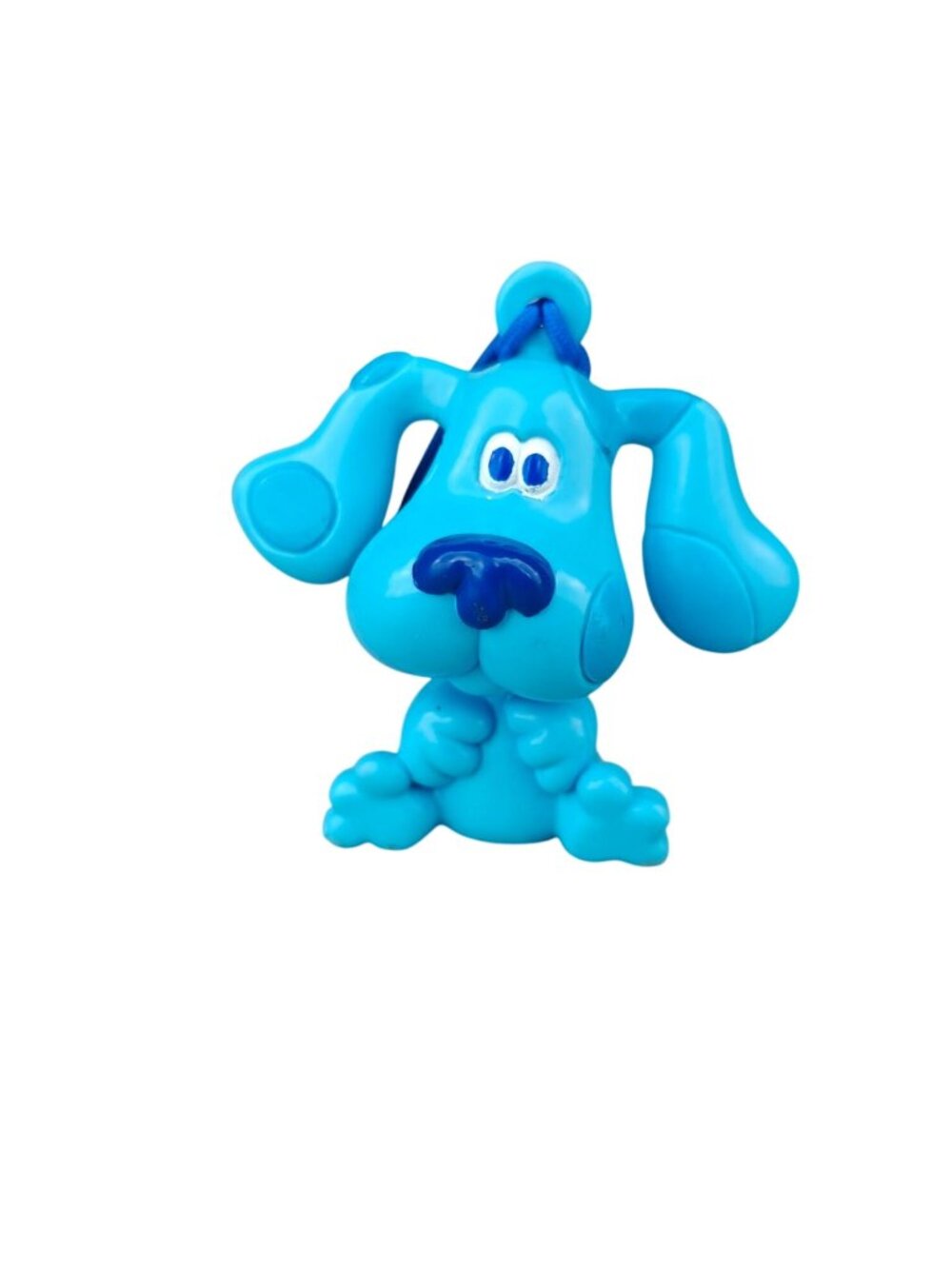 Vintage Nick Jr. Blue’s Clues Plastic Figurine Tapper Candies Keychain 1999